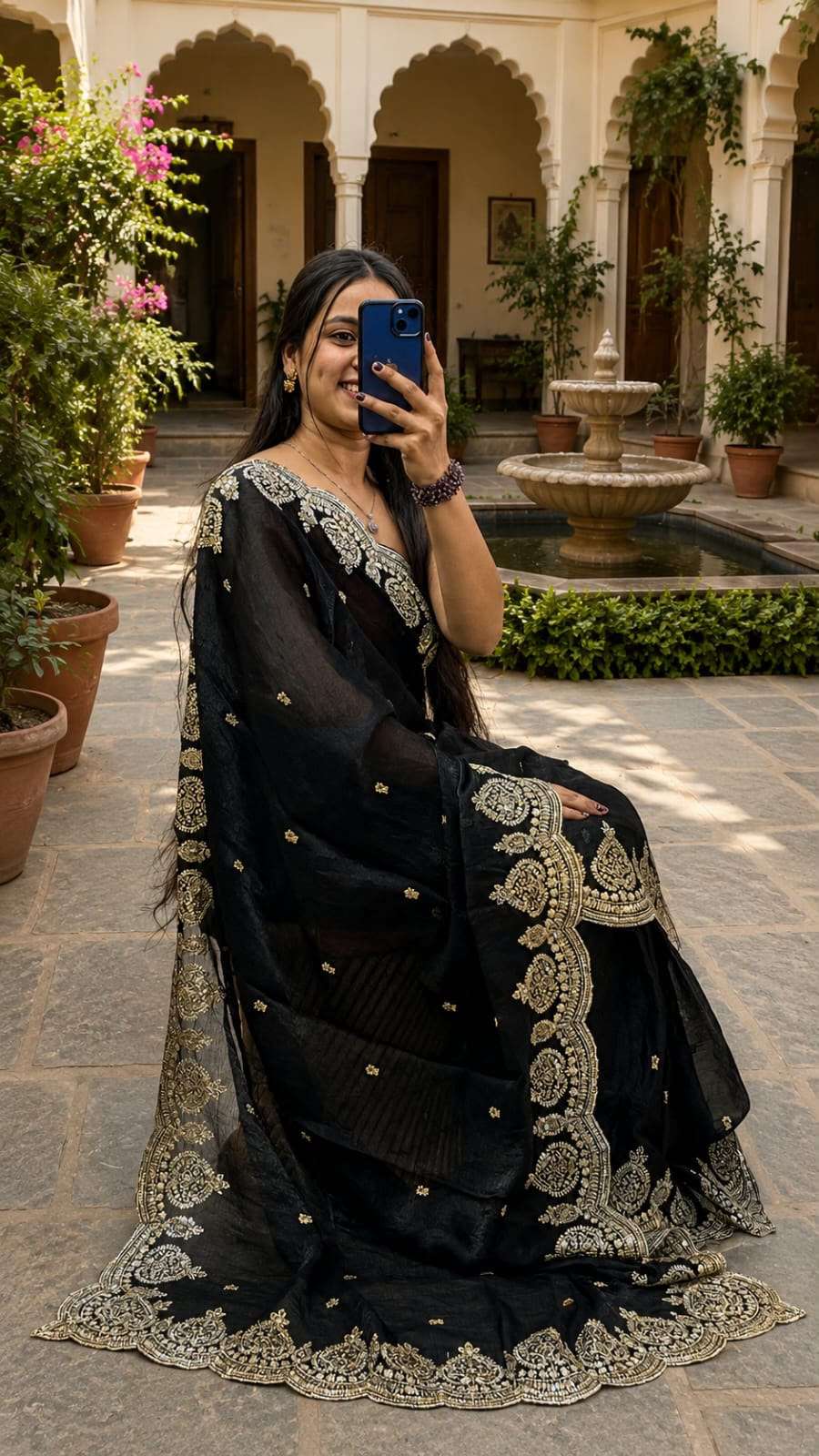 Royal Handmade Designer Party Wear Saree