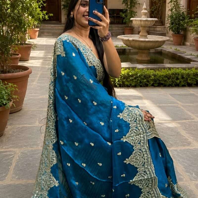 Royal Handmade Designer Party Wear Saree