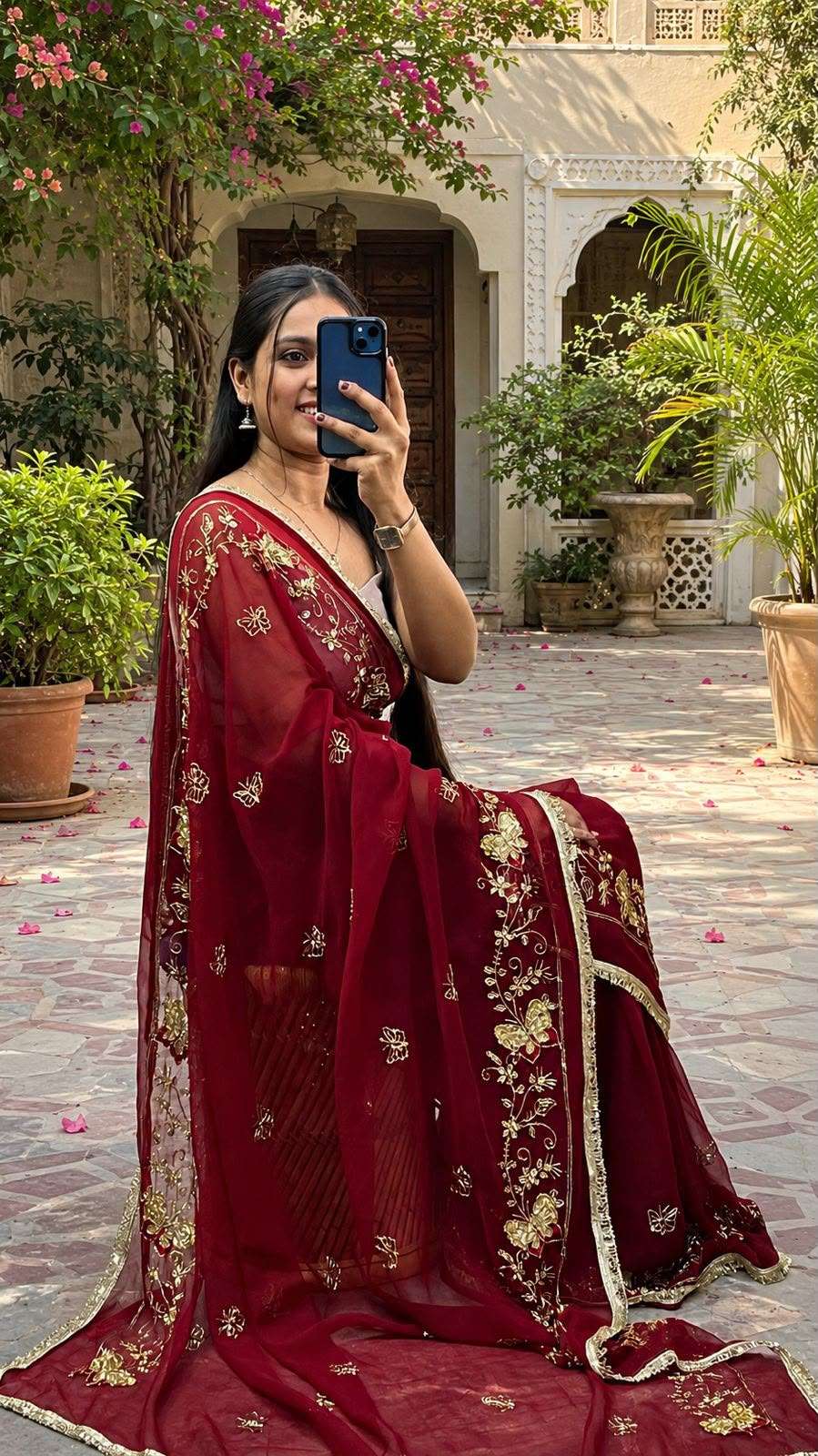 Butterfly Kardana Georgette Saree