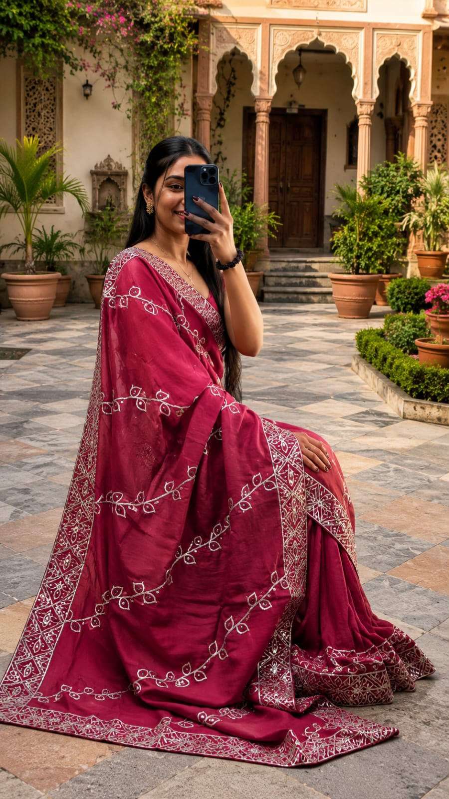 Royal Gota Work Designer Party Wear Saree