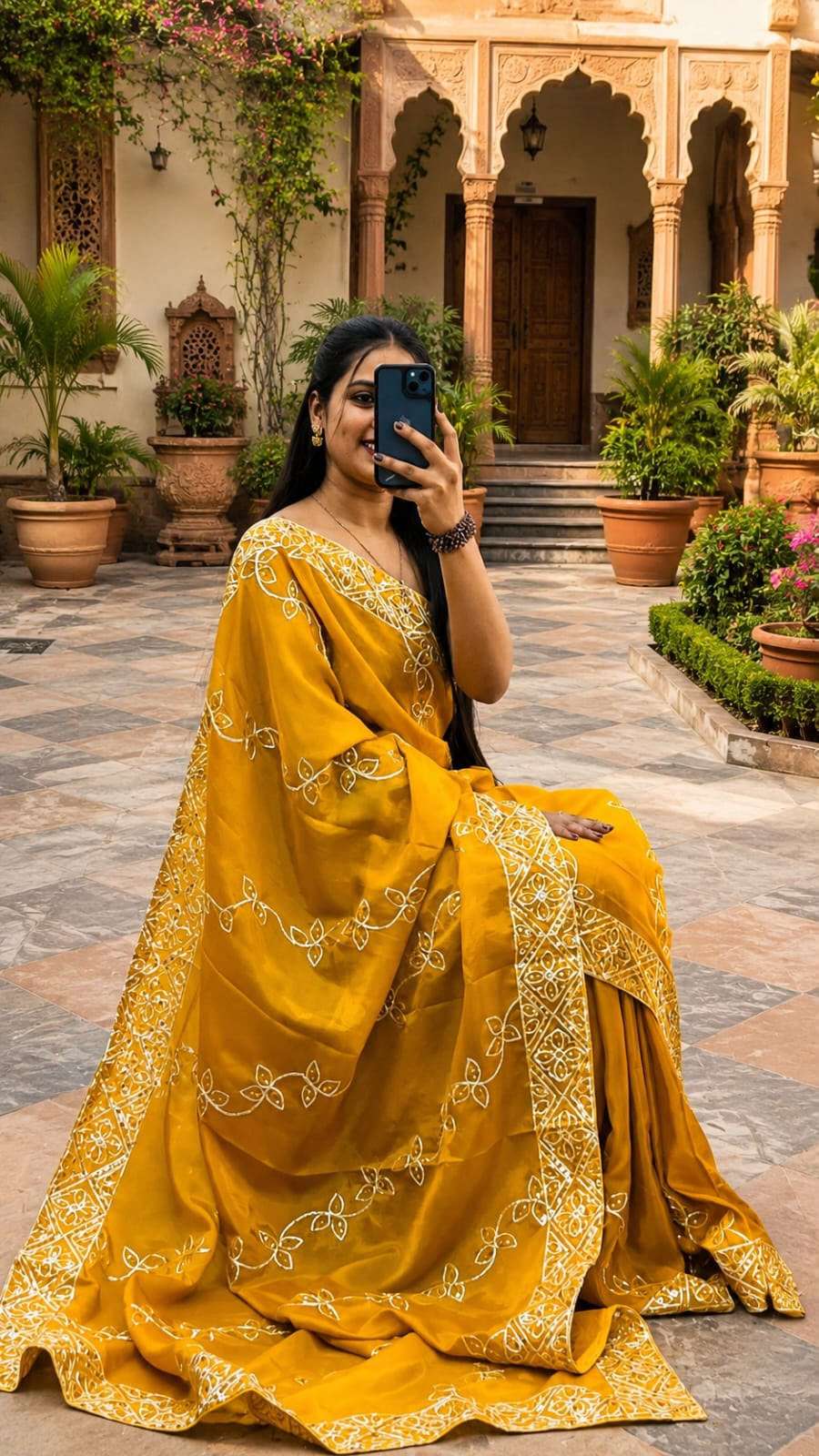 Royal Gota Work Designer Party Wear Saree