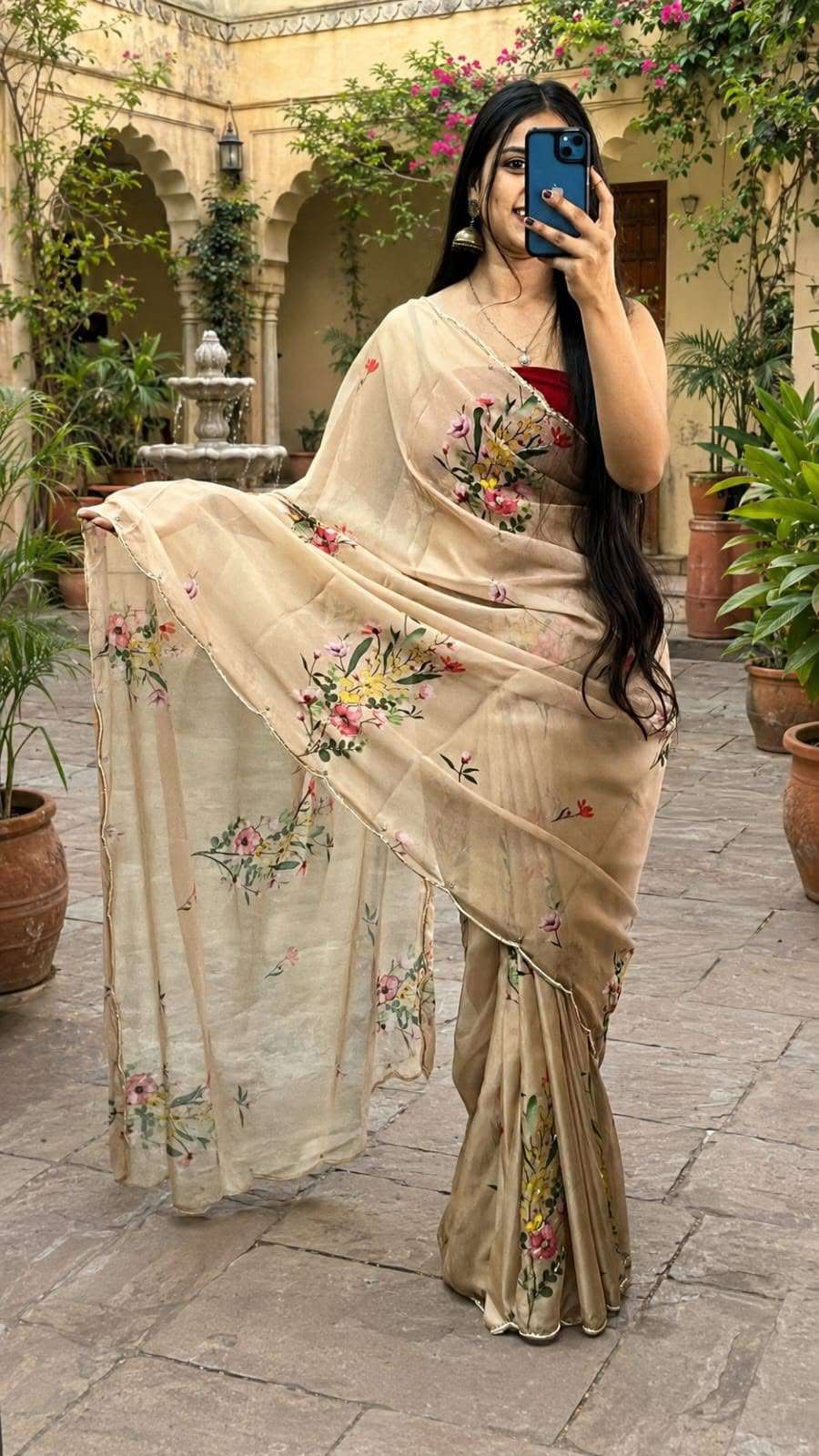 Premium Designer Tissue Silk Party Wear Saree