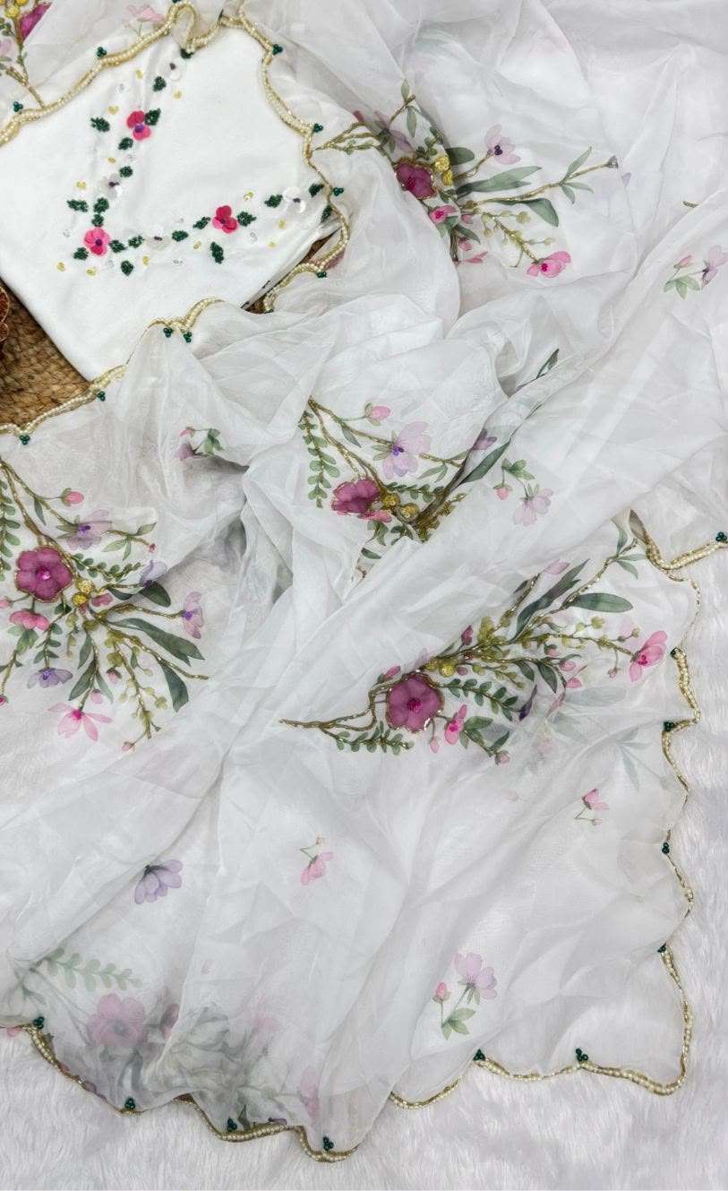 Premium Designer Tissue Silk Party Wear Saree