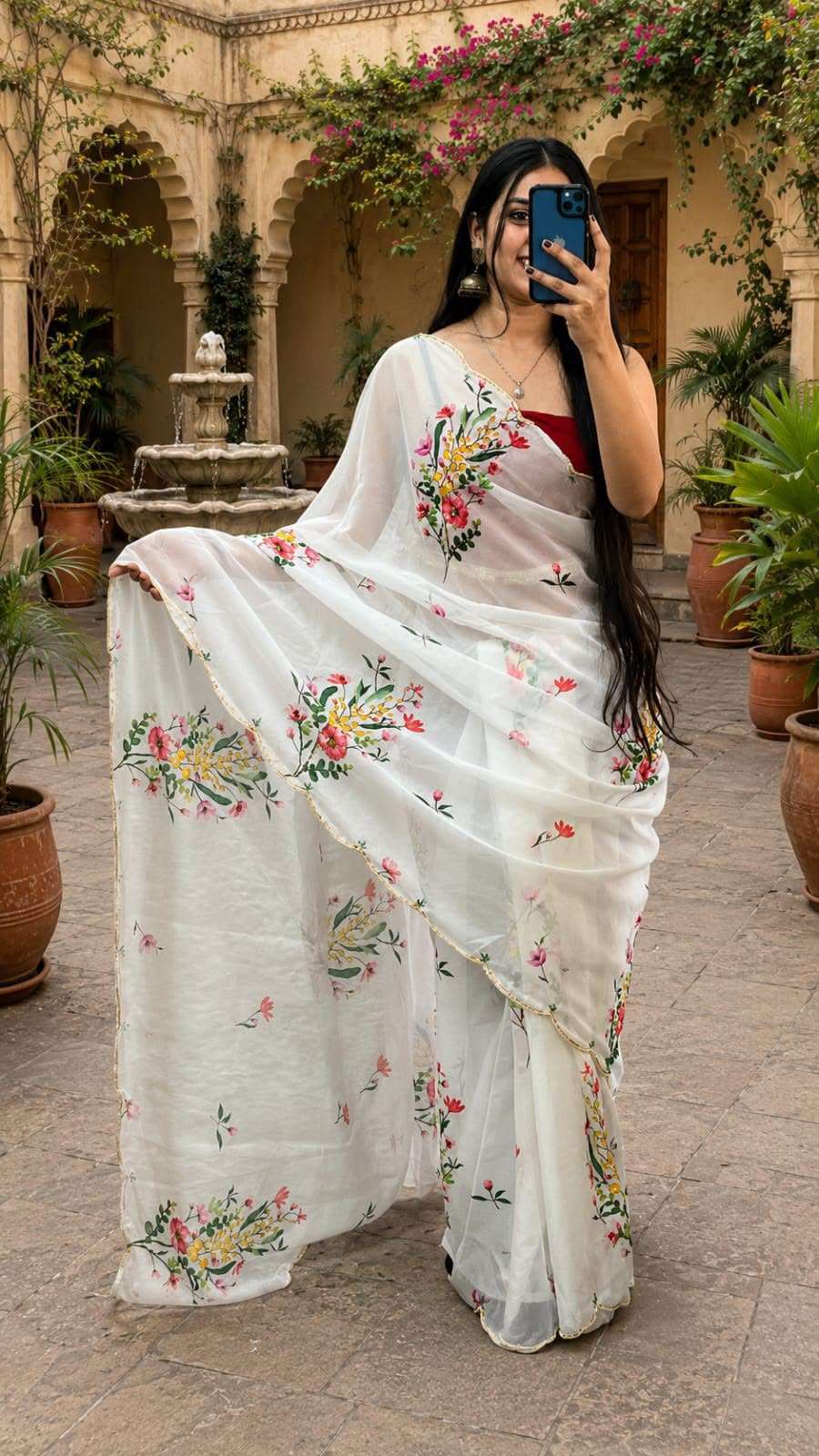 Premium Designer Tissue Silk Party Wear Saree